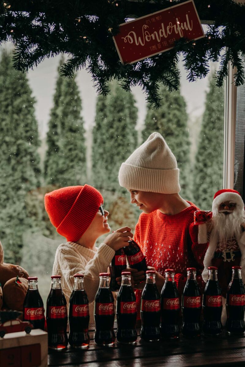 mini sesja świąteczna Coca Cola Koszalin